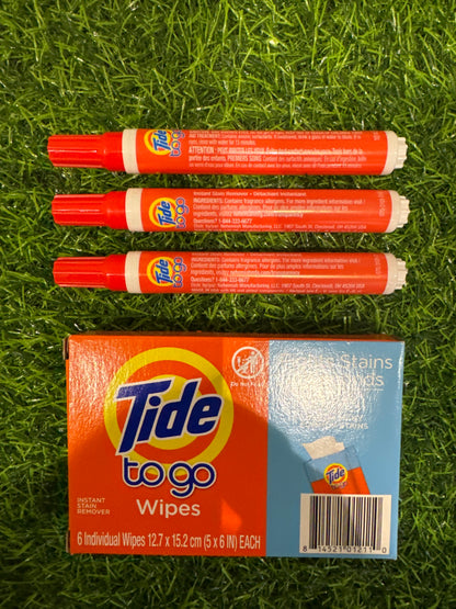 Tide To Go Instant Stain Remover Pen & Wipes