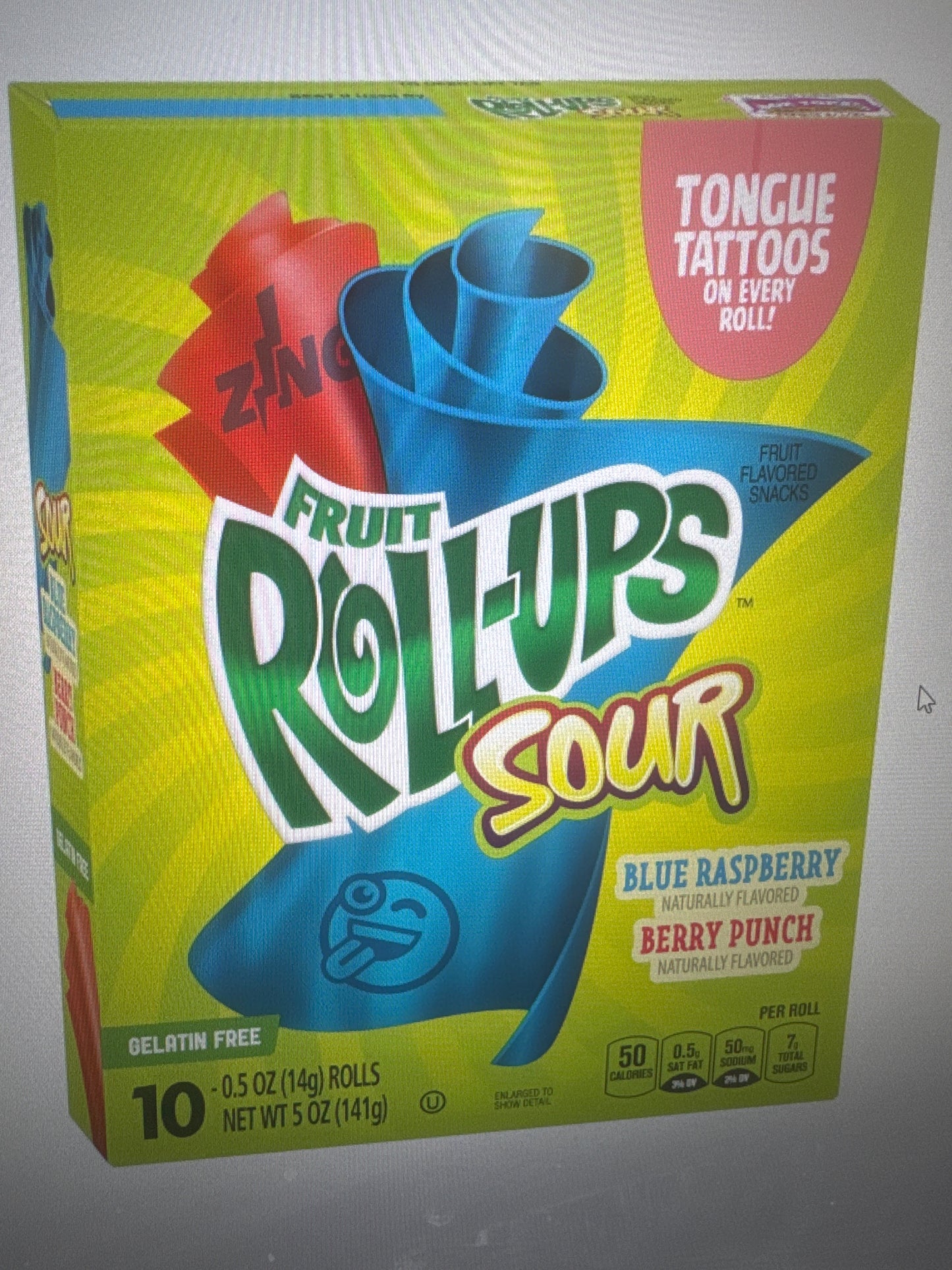 Betty Crocker Fruit Roll-Ups 10ct Various Flavours