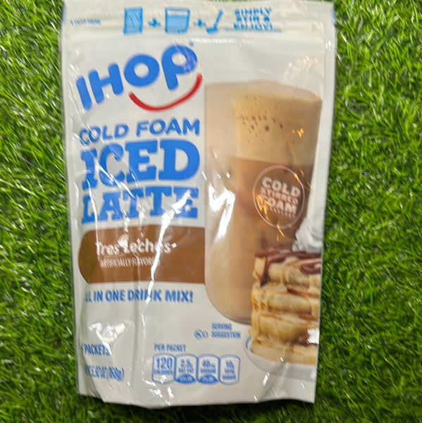 IHOP Cold Foam Iced Latte Mix 6 packets