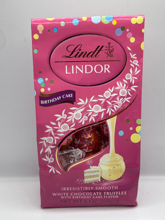 Lindor Lindt limited edition Birthday Cake 168g bag