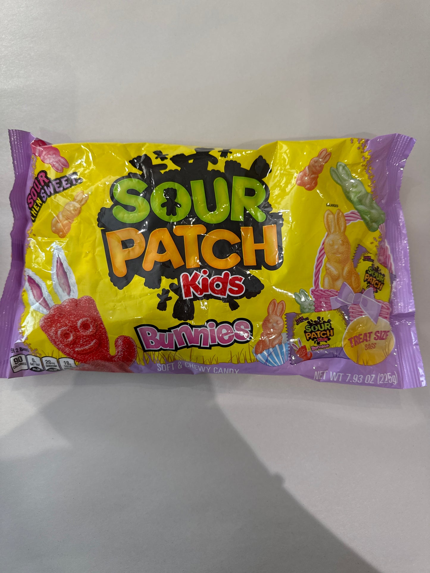 Sour patch kids bunnies individual treat size bags 225 g