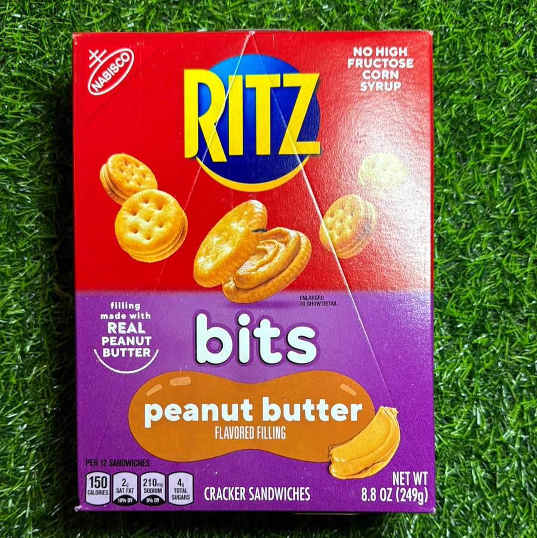 Ritz Bits Peanut Butter Cracker Sandwiches 249g box