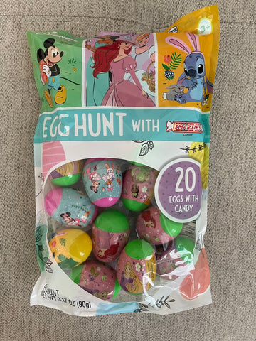 Easter Egg Hunt 20 Disney Eggs with Smartie Candy
