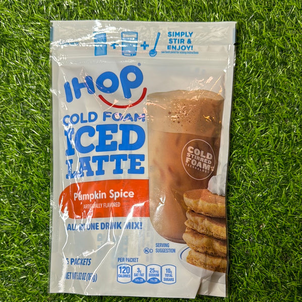 IHOP Cold Foam Iced Latte Mix 6 packets