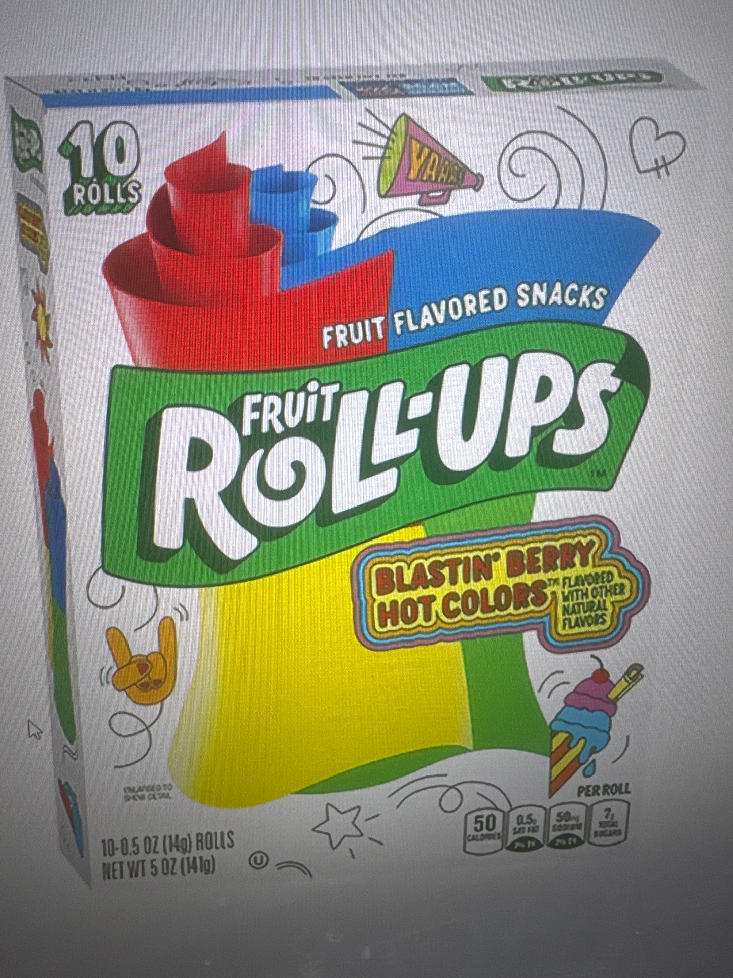 Betty Crocker Fruit Roll-Ups 10ct Various Flavours