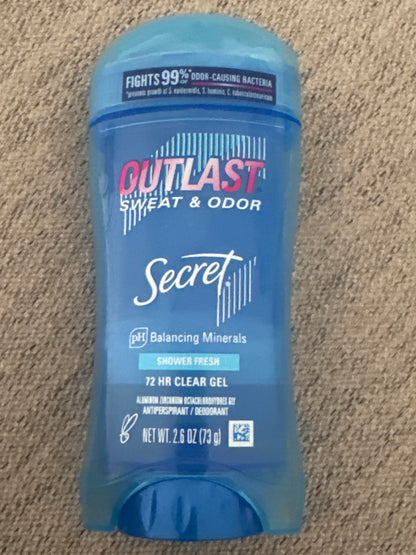 Secret Deodorant Gel