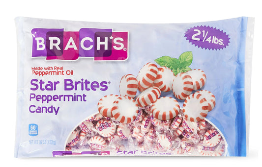 Brachs Star Brites Peppermint Candy Huge 2.2lb Bag