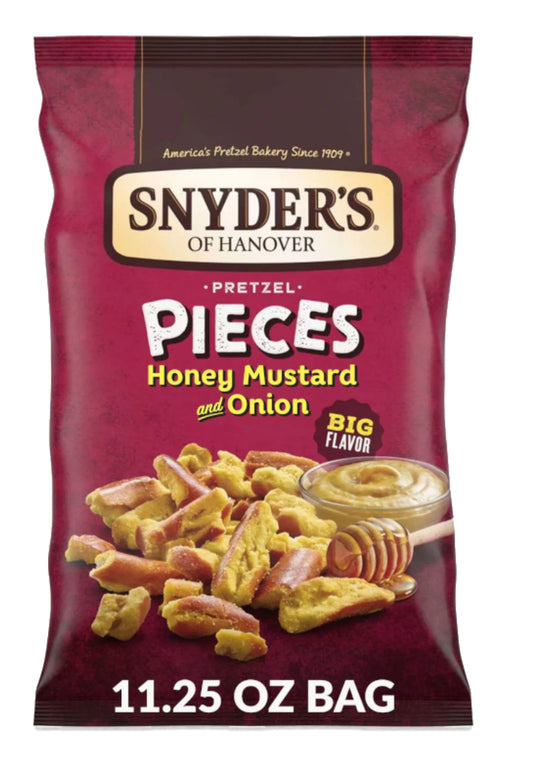 Snyders Pretzel Pieces Honey Mustard & Onion 318g