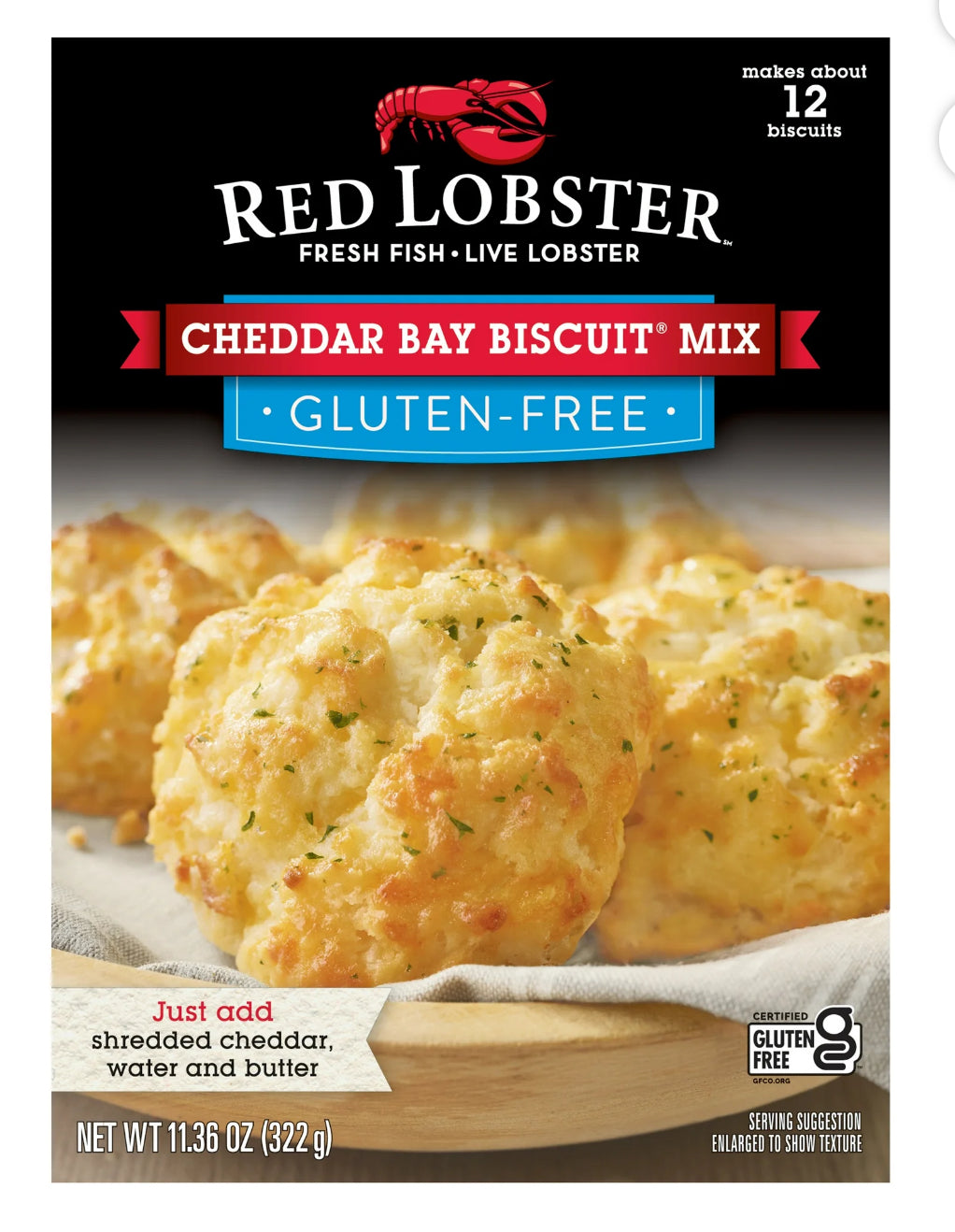 Red Lobster Cheddar Bay Biscuit Mix Various Favours & Gluten Free Option