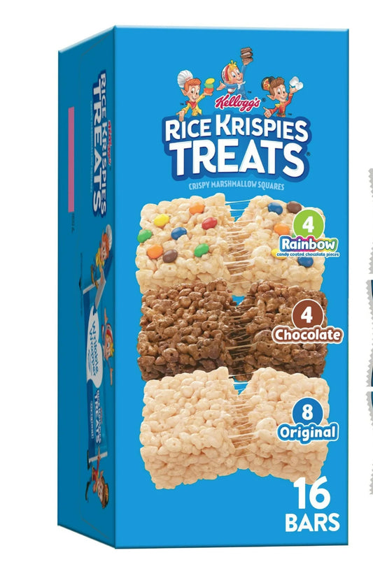 Rice Krispie Treats Crispy Marshmallow Squares 3 Varieties 16ct