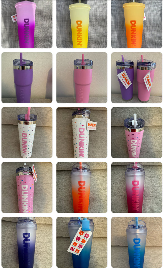 Dunkin Donuts Cups, Tumblers and Flasks