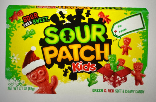 Sour Patch Kids Christmas Theater Box 88g