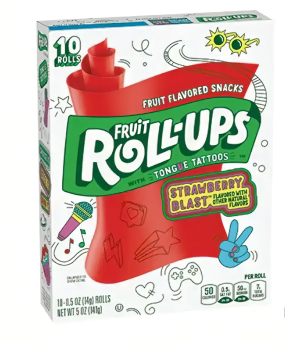 Betty Crocker Fruit Roll-Ups 10ct Various Flavours