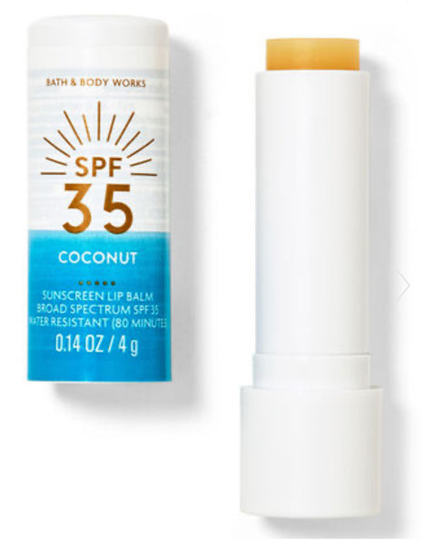 BBW Suncream Sunscreen Sprays and Lip Balm Various Scents SPF