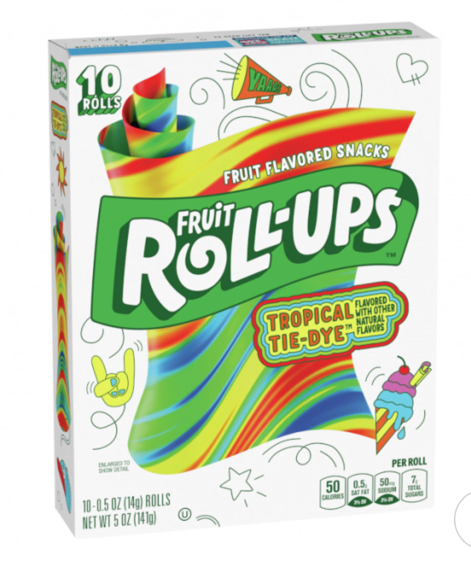 Betty Crocker Fruit Roll-Ups 10ct Various Flavours