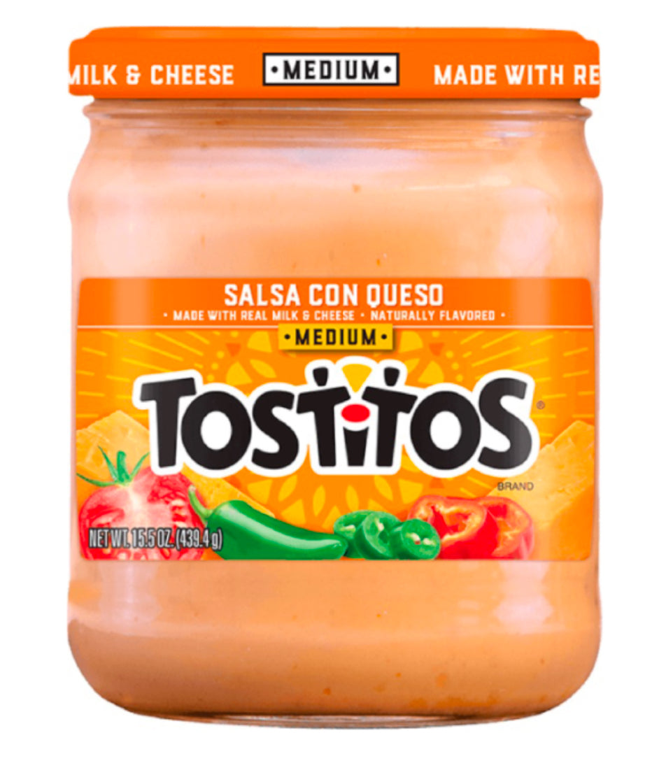 Tostitos Salsa Con Queso 424g Jar