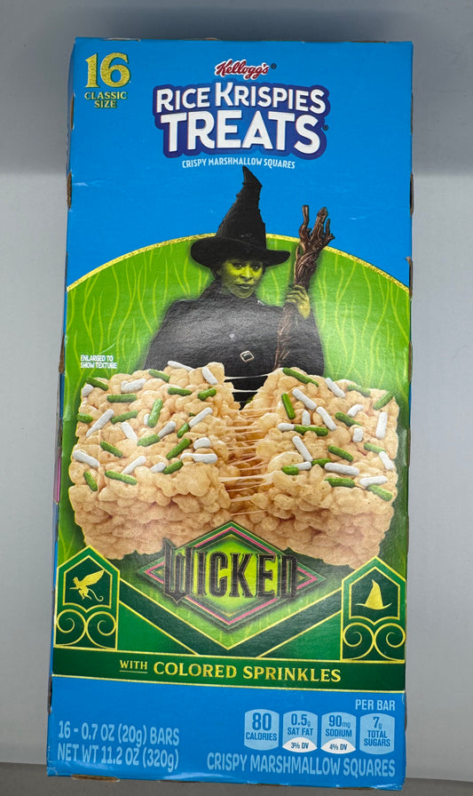 Wicked Edition Rice Krispie Treats Crispy Marshmallow Squares 16ct