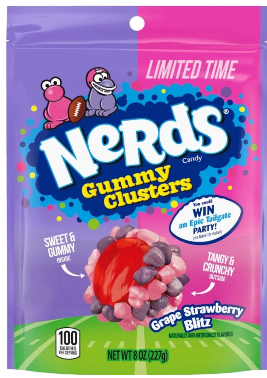 Nerds Gummy Clusters Various Size Bags & Various Flavours