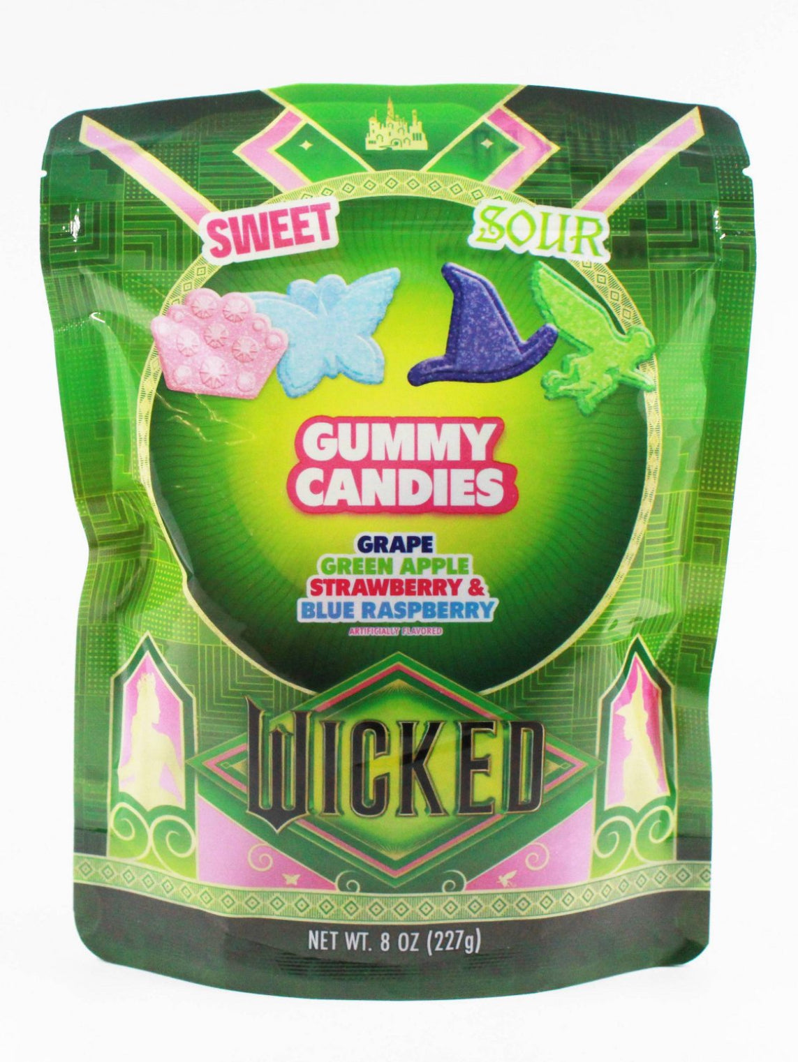 Wicked Gummy Candies Sweet & Sour 227g bag