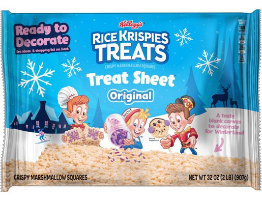 Rice Krispie Treats Sheet Original Ready to Decorate Huge 32oz