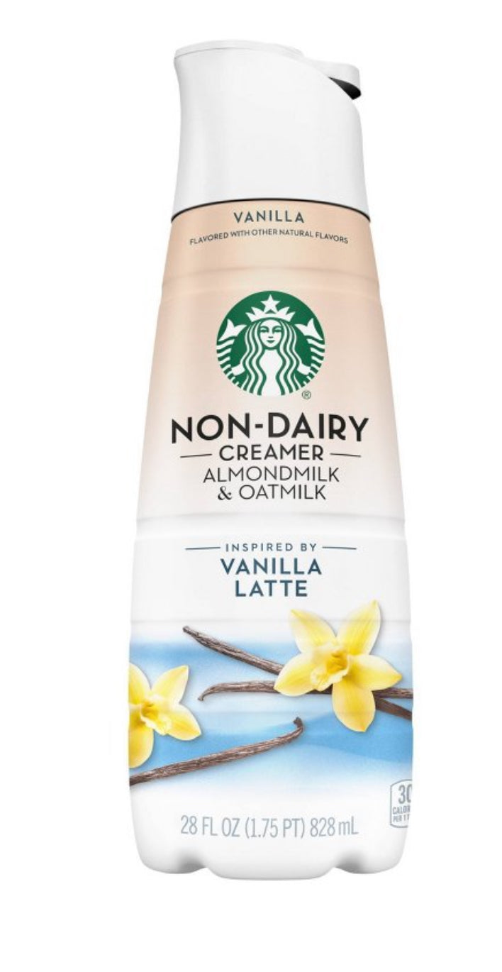 Starbucks Coffee Creamer None Dairy Almondmilk & Oatmilk 32fl oz