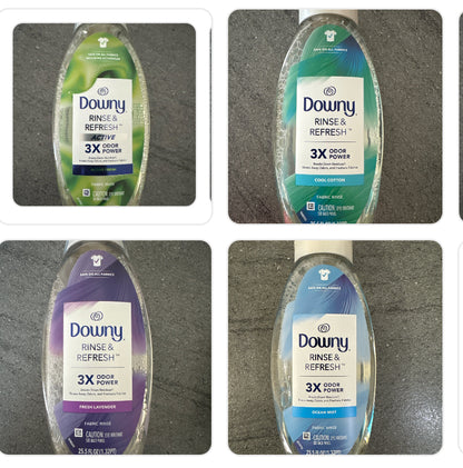 Downy Rinse & Refresh Laundry Fabric Freshner Cool Cotton 754ml