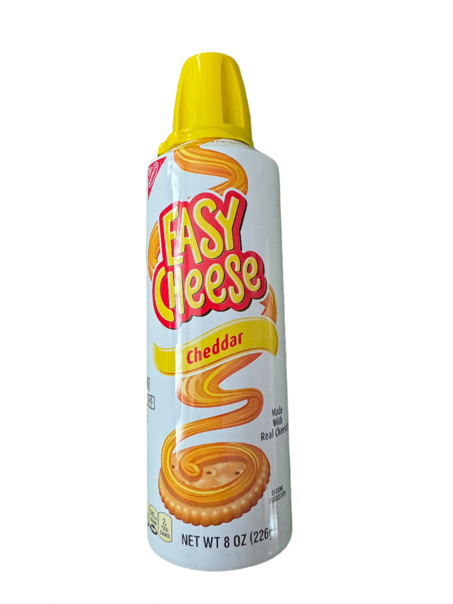 Easy Cheese Cheddar Squirty Cheese 226g can