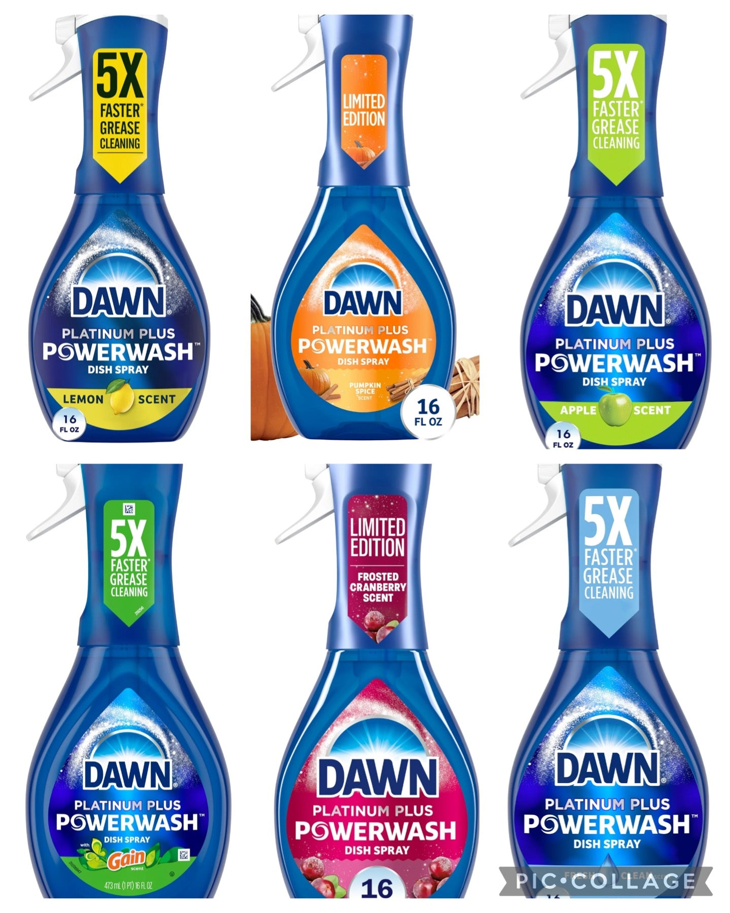 Dawn Platinum Plus Powerwash Dish Spray 16fl oz Various Scents