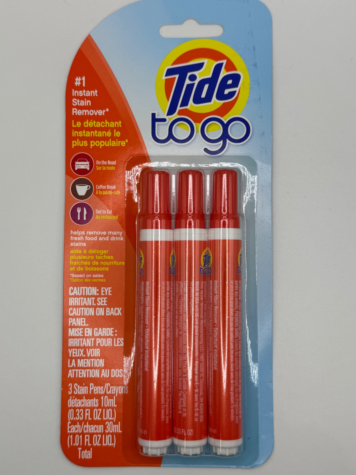 Tide To Go Instant Stain Remover Pen & Wipes