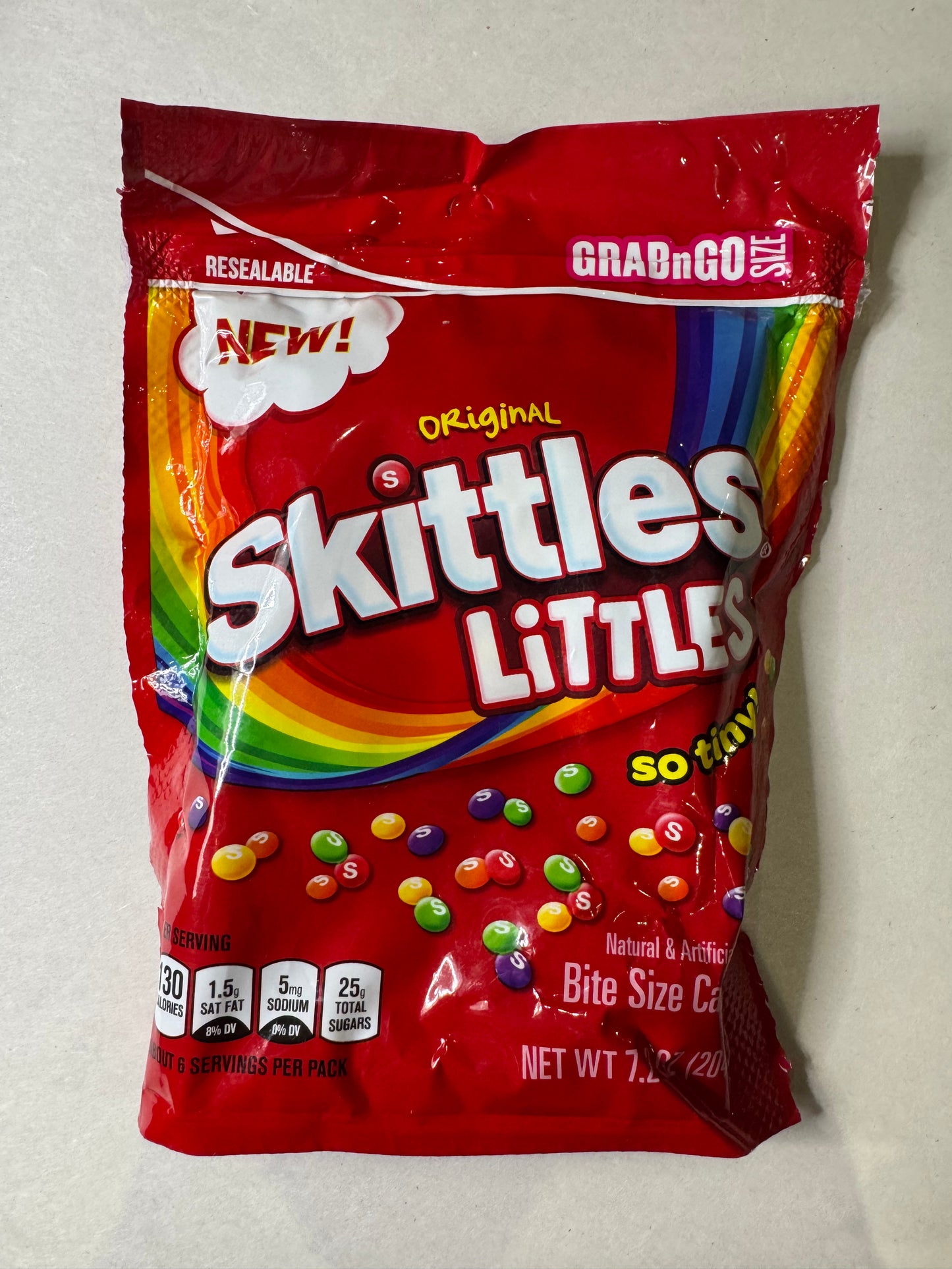 Skittles Littles Resealable 204g bag