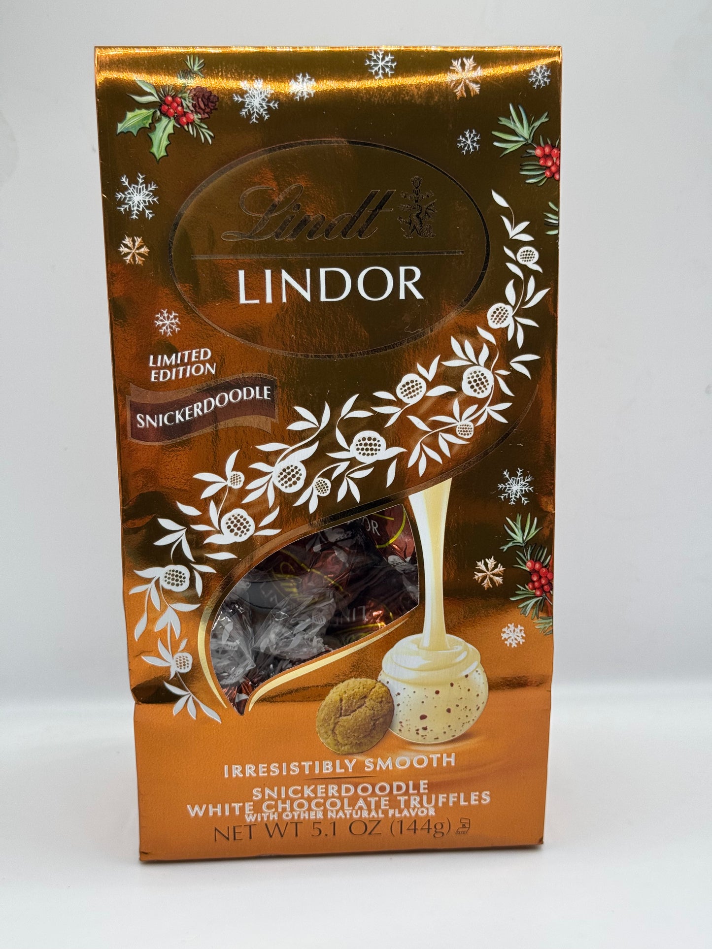 Lindor Lindt limited edition Snickerdoodle 144g  bag