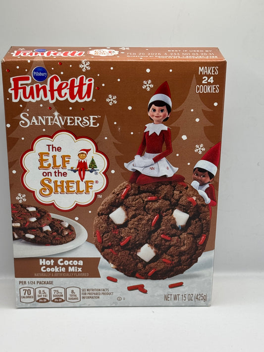 Pillsbury Funfetti Elf on Shelf Hot Cocoa Cookie Mix