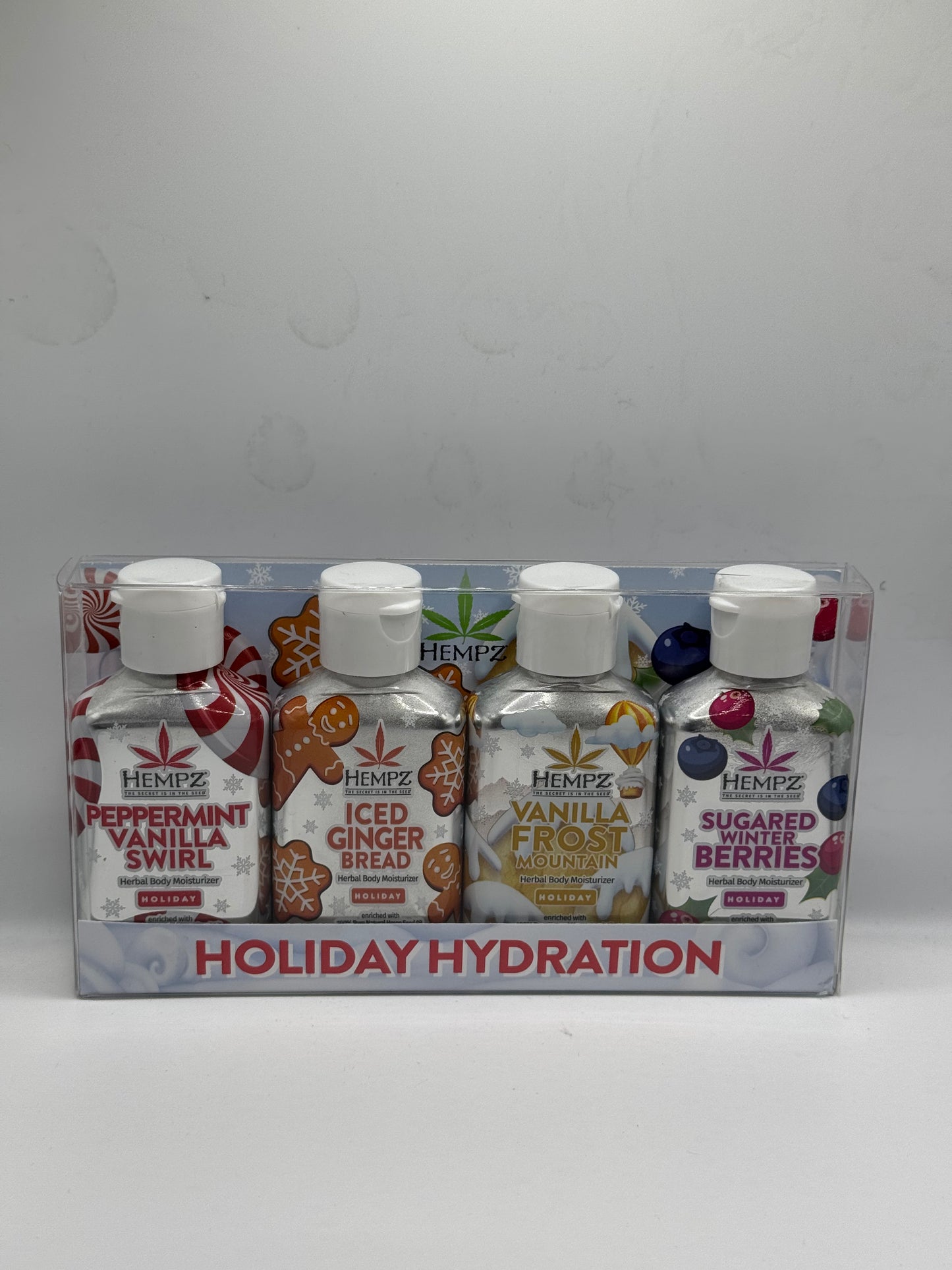 Hempz Holiday Hydration Gift Set of 4 Lotions