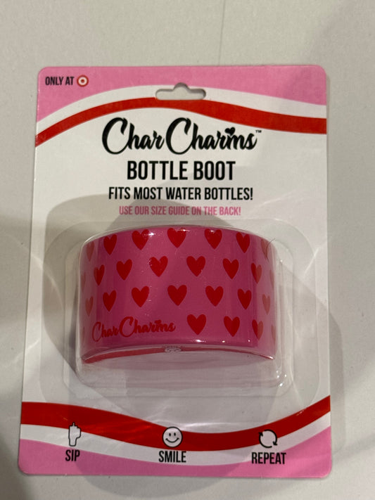 Tumbler Rubber Boot by Char Charms Pink Valentine